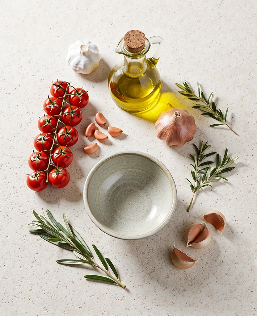 Fresh ingredients for nutritional planning